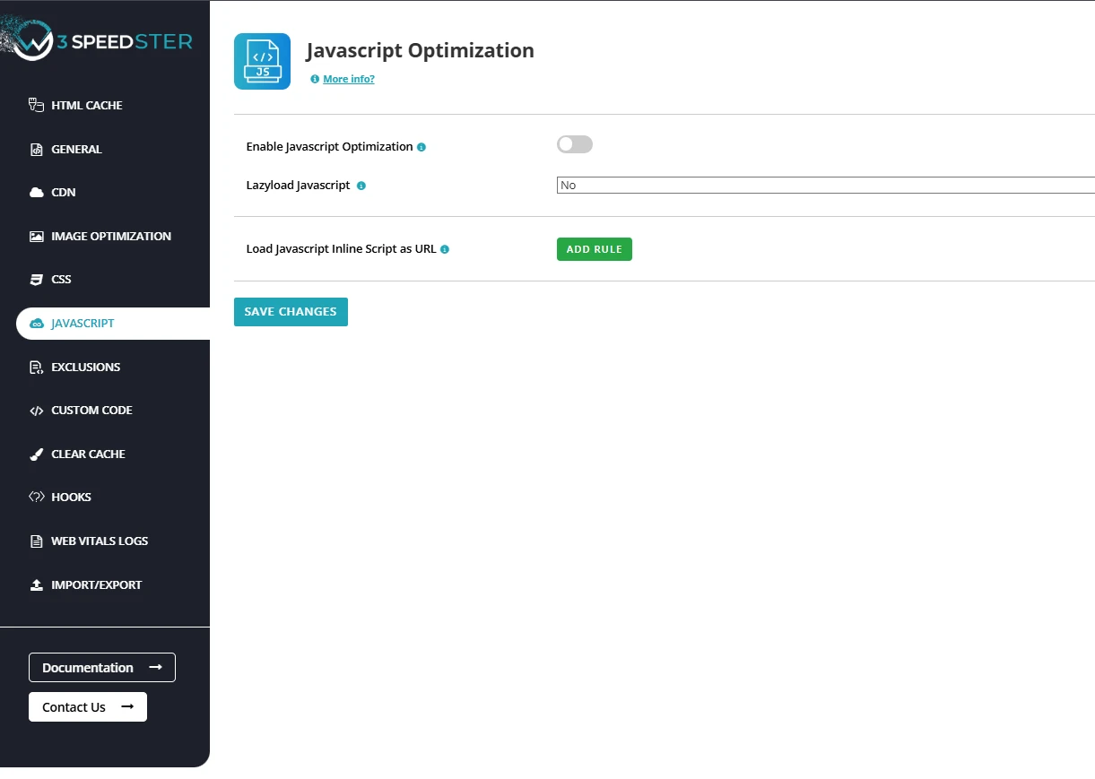 Enable JavaScript Optimization